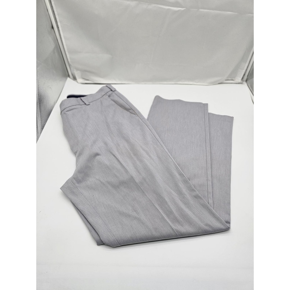 Roundtree & Yorke Core Comfort Dress Pants Men Size 38  Gray Travel SMART Chinos